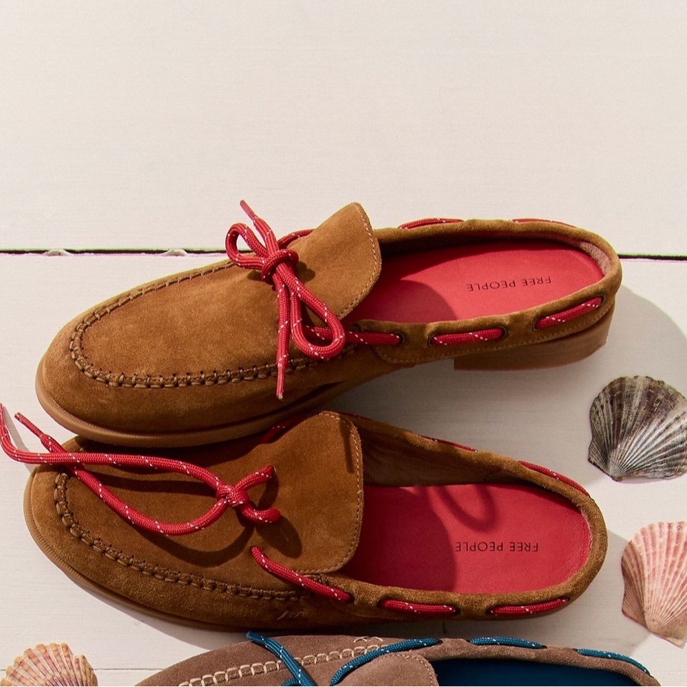 Free People Seas the day mules nwot